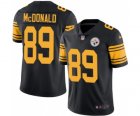 Mens Nike Pittsburgh Steelers #89 Vance McDonald Limited Black Rush Vapor Untouchable NFL Jersey