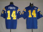 nfl san diego chargers #14 fouts m&n lt,blue
