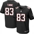 Nike Atlanta Falcons #83 Jacob Tamme Black jerseys(Elite)