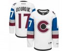 Mens Reebok Colorado Avalanche #17 Rene Bourque Authentic White 2016 Stadium Series NHL Jersey