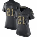 Women's Nike Los Angeles Rams #21 Nolan Cromwell Limited Black 2016 Salute to Service NFL Jersey