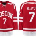 Boston University Terriers BU #7 Charlie McAvoy Red Stitched