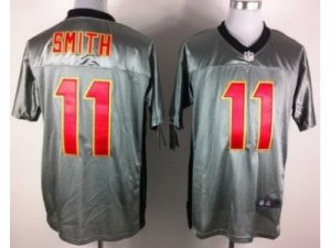 Nike Kansas City Chiefs #11 Alex Smith Grey Jerseys(Shadow Elite)