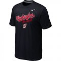 Nike MLB Washington Nationals 2014 Home Practice T-Shirt - Black