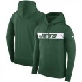 New York Jets Nike Sideline Team Performance Pullover Hoodie Green