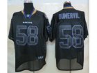 Nike NFL Baltimore Ravens #58 Elvis Dumervil Black Jerseys[Elite lights out]