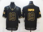 Nike Cowboys #19 Amari Cooper Black Gold 2020 Salute To Service Limited Jersey