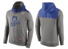 Mens Kansas City Royals Nike Gray Cooperstown Collection Hybrid Pullover Hoodie