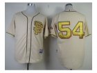 mlb jerseys san francisco giants #54 romo cream[gold number][sf style][2012 champions patch]