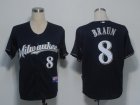 MLB Milwaukee Brewers #8 Braun Blue[Cool Base][Milwaukee]