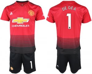 2018-19 Manchester United 1 DE GEA Home Soccer Jersey