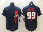 Yankees #99 Aaron Judge Navy Nike 2021 MLB All-Star Flexbase Jersey