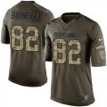 Nike Cleveland Browns #82 Gary Barnidge Green Salute to Service Jerseys(Limited)