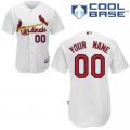 Customized St Louis Cardinals Jersey White Home Cool Base Baseball