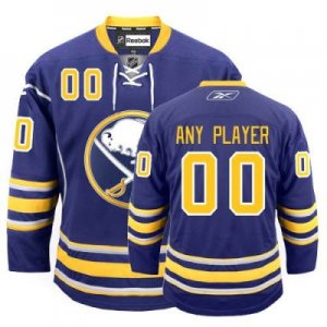 Customized Buffalo Sabres Jersey Blue Third Man Hockey