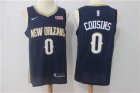 Pelicans #0 DeMarcus Cousins Navy Nike Swingman Jersey