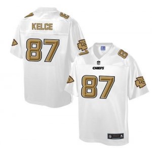 Nike Kansas City Chiefs #87 Travis Kelce White Men NFL Pro Line Fashion Game Jersey