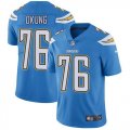 Nike Chargers #76 Russell Okung Light Blue Vapor Untouchable Limited Jersey