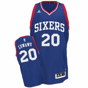 Men\'s Adidas Philadelphia 76ers #20 Timothe Luwawu Swingman Royal Blue Alternate NBA Jersey