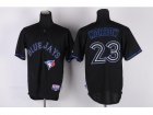 mlb jerseys toronto blue jays #23 morrow black[2012 new]