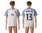 USA #13 Morgan Home Soccer Country Jersey