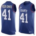 Nike New York Giants #41 Dominique Rodgers-Cromartie Royal Blue Team Color Men Stitched NFL Limited Tank Top Jersey