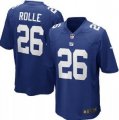 Nike nfl New York Giants #26 Antrel Rolle blue game jersey