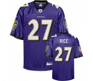 nfl baltimore ravens #27 youth rice purple