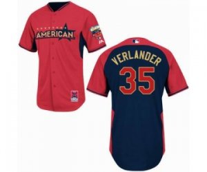 mlb 2014 all star jerseys detroit tigers #35 verlander red-blue