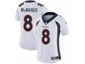 Women Nike Denver Broncos #8 Brandon McManus Vapor Untouchable Limited White NFL Jersey