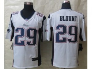 Nike New England Patriots #29 Blount White Jerseysï¼ˆGameï¼‰