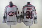 NHL Montreal Canadiens #31 Carey Price Charcoal Cross Check Jerseys