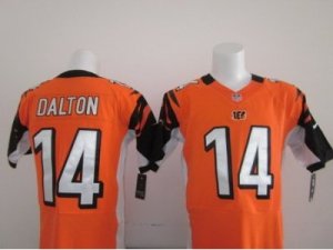 Nike nfl Cincinnati Bengals #14 Andy Dalton Orange Elite jerseys