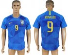 Brazil 9 RONALDO Away 2018 FIFA World Cup Thailand Soccer Jersey