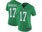 Women Nike Philadelphia Eagles #17 Harold Carmichael Limited Green Rush NFL Jersey