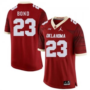 Oklahoma Sooners #23 Devante Bond Red 47 Game Winning Streak College Football Jersey