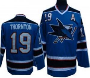 nhl san jose sharks #19 sharks blue