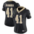 Womens Nike New Orleans Saints #41 Alvin Kamara Black Team Color Vapor Untouchable Limited Player NFL Jersey