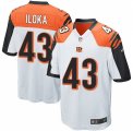 Men's Nike Cincinnati Bengals #43 George Iloka Game White NFL Jersey