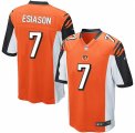 Men's Nike Cincinnati Bengals #7 Boomer Esiason Game Orange Alternate NFL Jersey