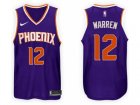 Nike NBA Phoenix Suns #12 T.J. Warren Jersey 2017-18 New Season Purple Jersey