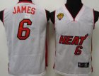 kids Miami Heats #6 James Swingman white[2011 Finals]