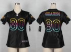 Nike women New Orleans Saints #80 Graham black jerseys[nike fashion]