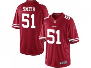 Mens Nike San Francisco 49ers #51 Malcolm Smith Limited Red Team Color NFL Jersey