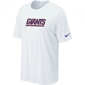 Nike New York Giants Authentic Logo T-Shirt - White
