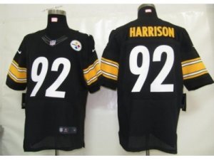 Nike NFL pittsburgh steelers #92 harrison black Elite jerseys