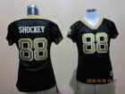 women new orleans saints #88 shockey black