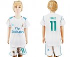 2017-18 Real Madrid 11 BALE Home Youth Soccer Jersey