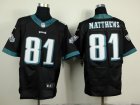 Nike jerseys philadelphia eagles #81 matthews black[Elite]