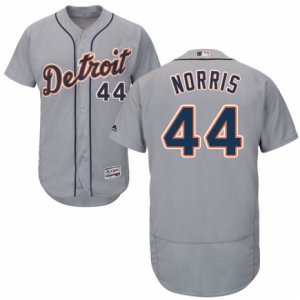 Men\'s Majestic Detroit Tigers #44 Daniel Norris Grey Flexbase Authentic Collection MLB Jersey